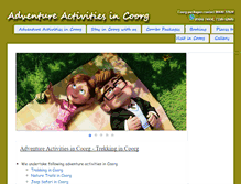 Tablet Screenshot of coorgzone.com